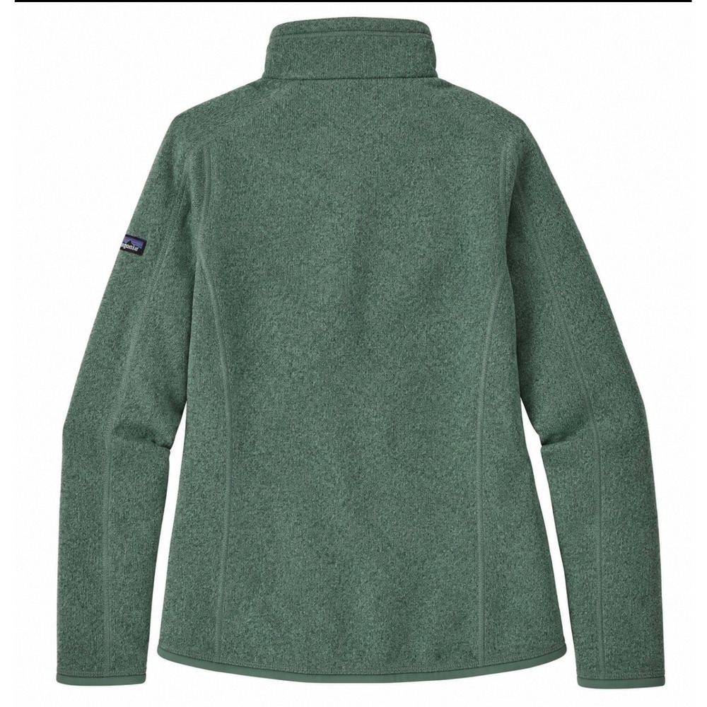 Patagonia Better Sweater 1/4 Zip Pullover Hemlock Green Women's Large EUC - Picture 2 of 4